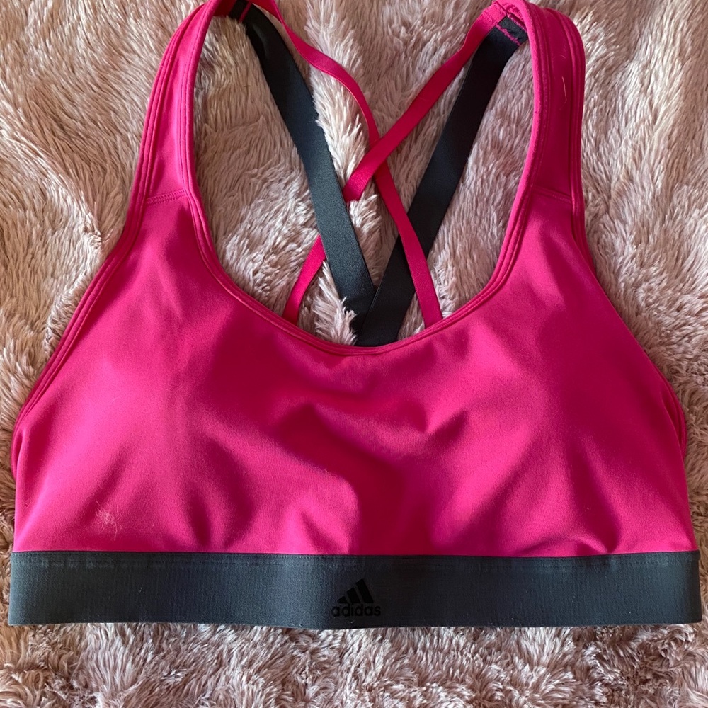 Adidas cross back sport bra